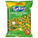 KURKURE GREEN CHUTNEY STYLE CHIPS RS 5