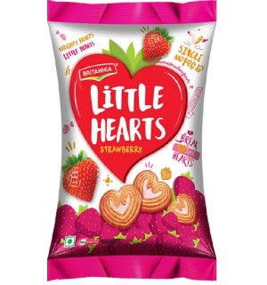 LITTLE HEARTS BISCUITS - STRAWBERRY RS 10