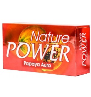 NATURE POWER PAPAYA AURA SOAP 125 GRAMS