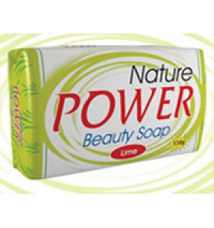 NATURE POWER BEAUTY SOAP LIME 125 GRAMS